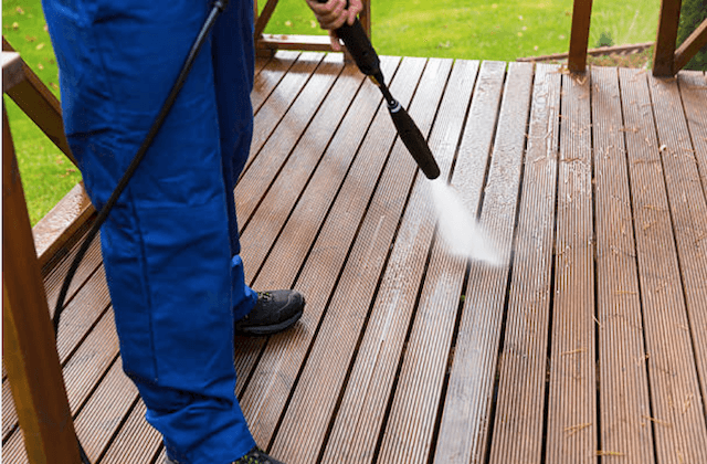 deck cleaning spring field