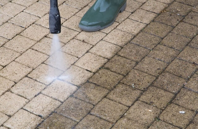 spring field patio cleaning